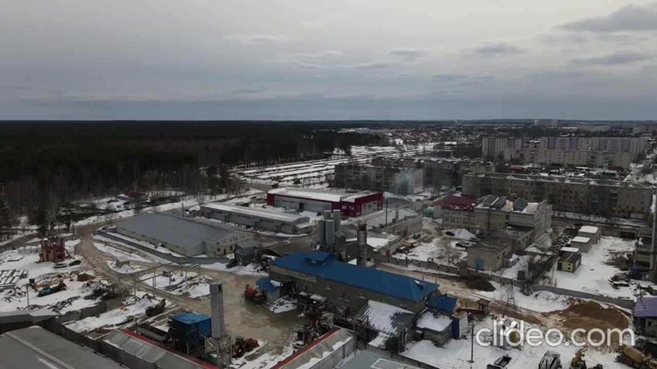 Аэросъёмка РБУ Трансбетон в Коврове